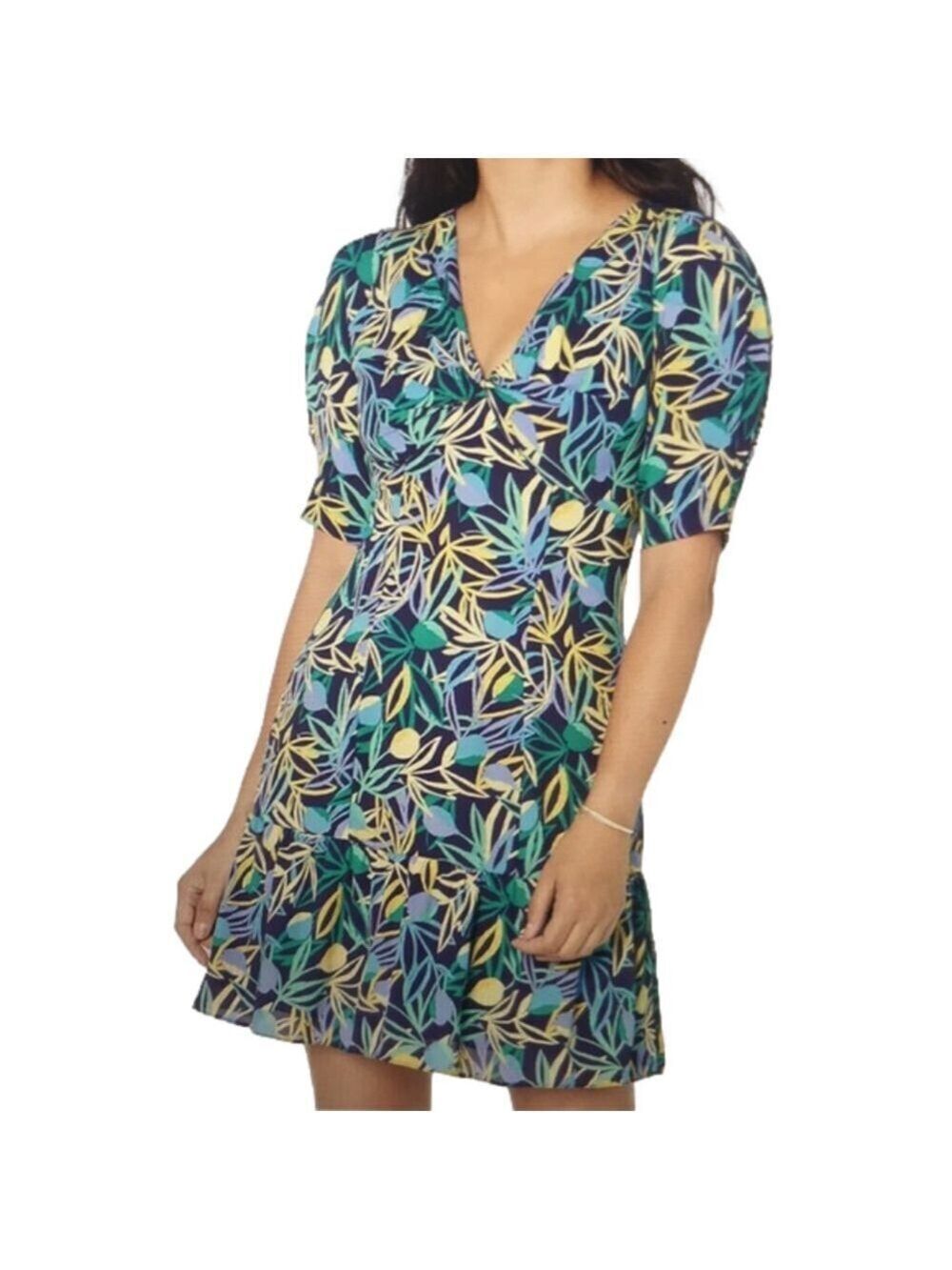 Donna Morgan Printed Mini Dress Sz 4